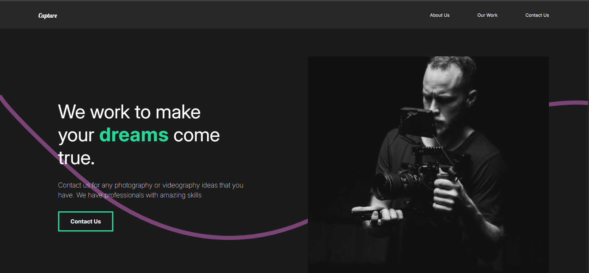 Capture Portfolio project preview