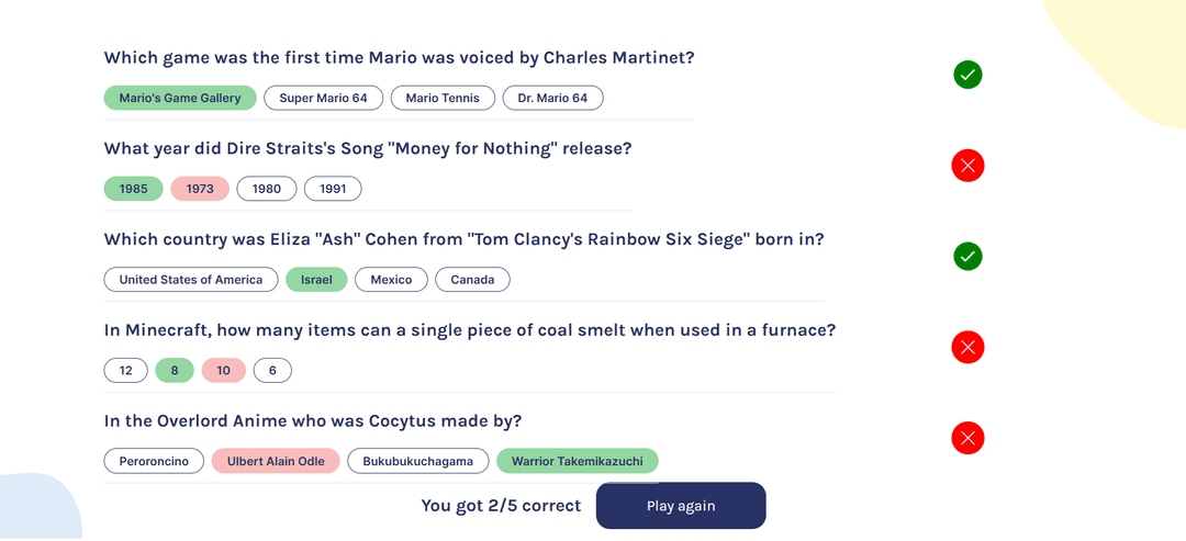 Quizzical App